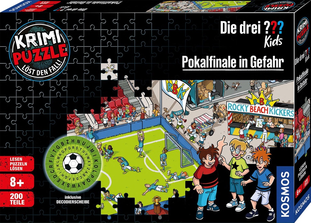 Krimipuzzle Die drei ??? Kids Pokalfinale in Gefahr