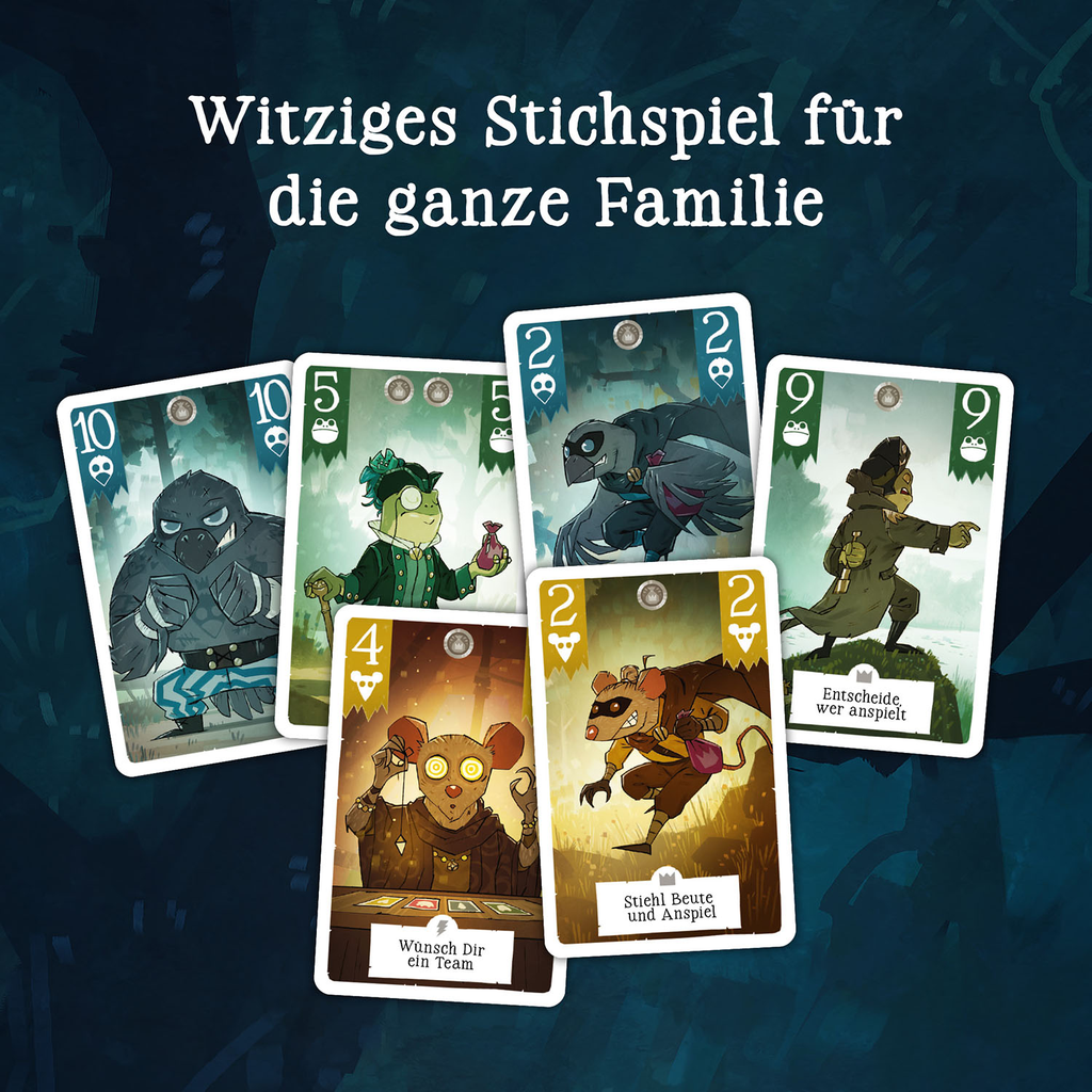 Tricky Teams Kartenspiel 10+ 3-6 Spieler