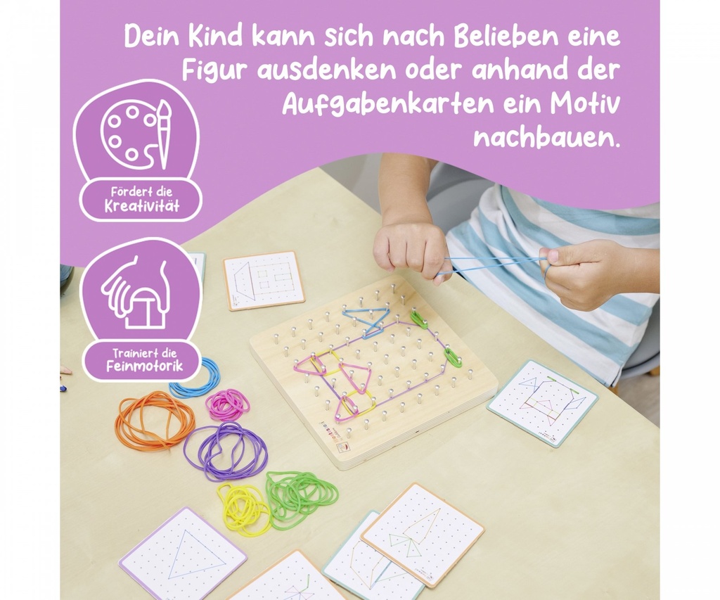[4003046012095] EH Montessori Geometriebrett