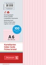 Karteikarte A6 lin rt 100St