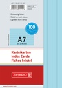 Karteikarte A7 lin bl 100St