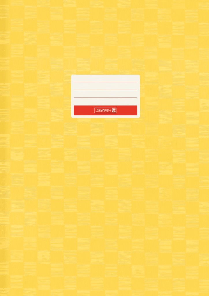 Hefthülle A4 gelb Folie mitSchild
