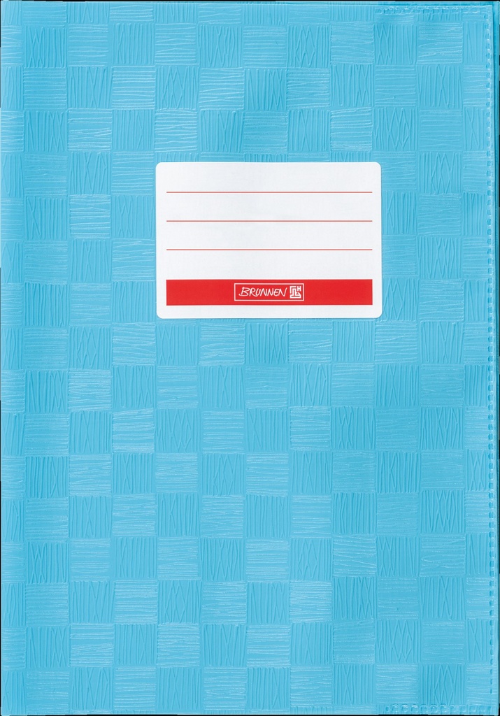 Hefthülle A5 m.blau Folie mitSchild