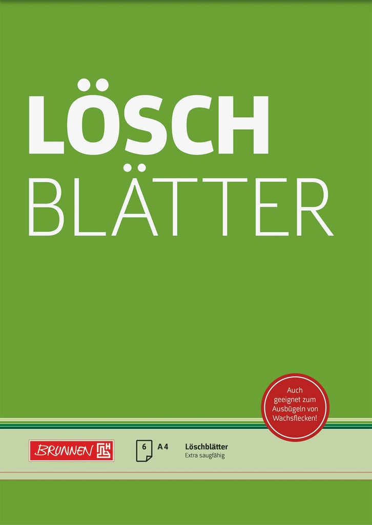 Löschblattblock A4 6Bl