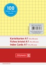 Karteikarte A7 kar ge 100St
