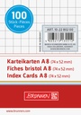 Karteikarte A8 kar ws 100St