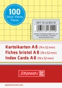 Karteikarte A8 kar ge 100St