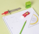 Geometrie-Dreieck 16cm klar