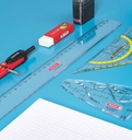 Lineal 30cm glasklar