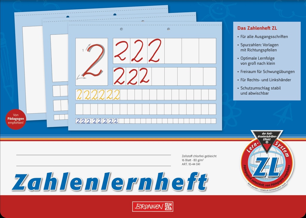 [4003273259980] Zahlenlernheft ZL