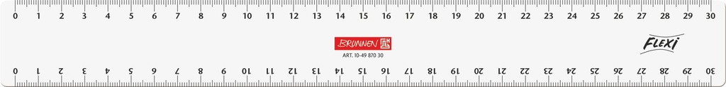 [4003273273979] Lineal 30cm Flexi glasklar