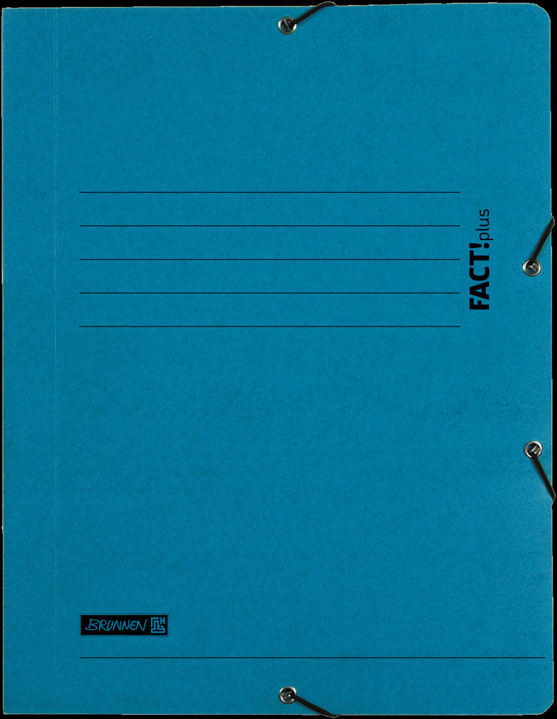 Sammelmappe FACT! blau Gummizug