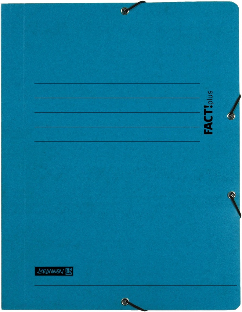 Sammelmappe FACT! blau Gummizug