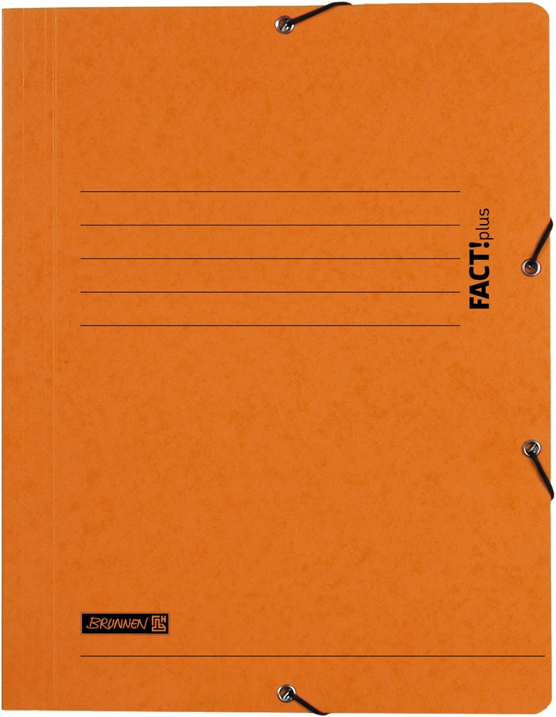 [4003273276581] Sammelmappe FACT! orange Gummizug