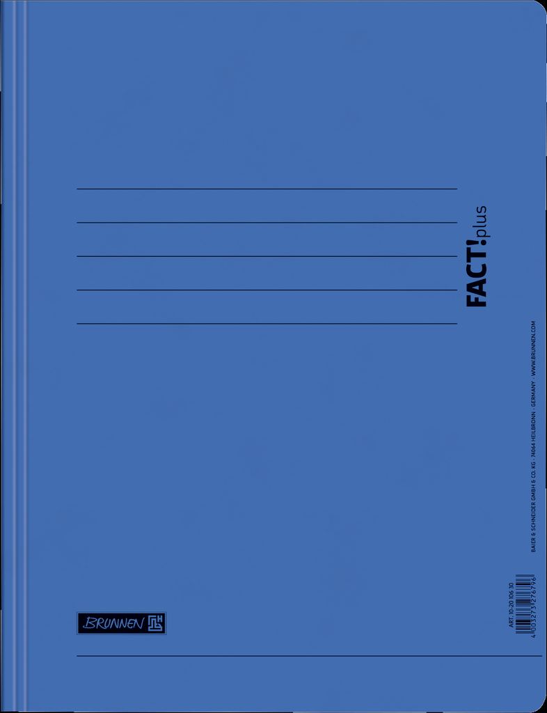 Schnellhefter FACT!plus blau