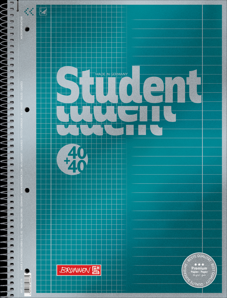 Collegeblock Duo A4 Lin.28+27 Premium