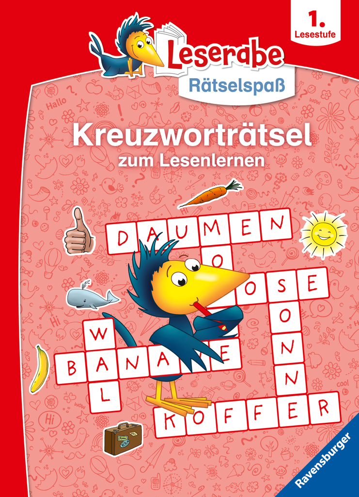 Kreuzworträtsel zum Lesenlernen (1. Lesestufe)