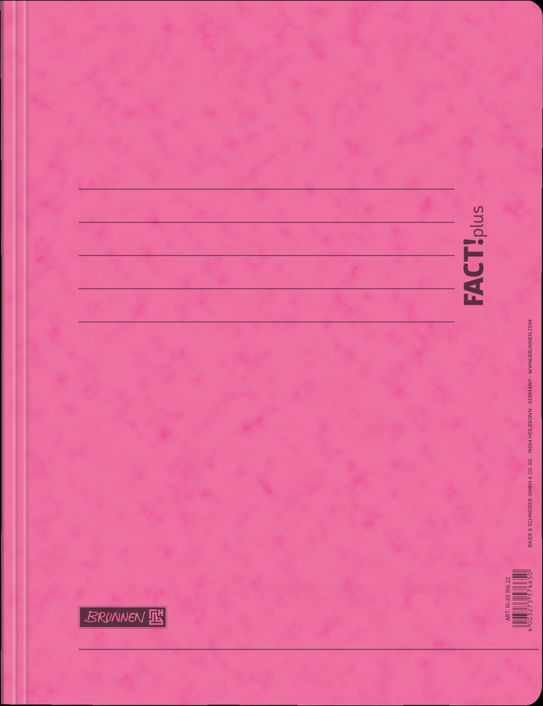 [4003273576650] Schnellhefter FACT!plus rosa