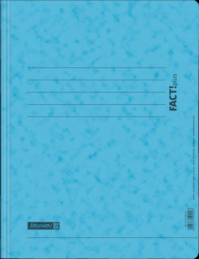 [4003273590007] Schnellhefter FACT!plus hellblau