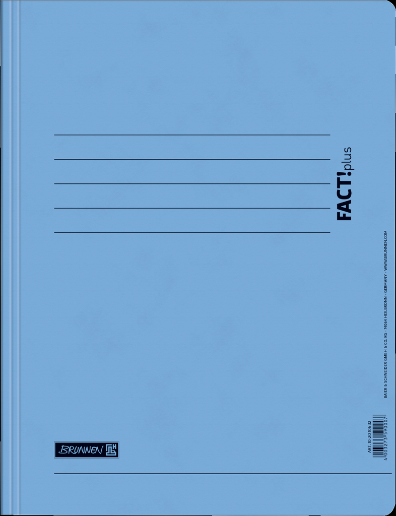 Schnellhefter FACT!plus hellblau