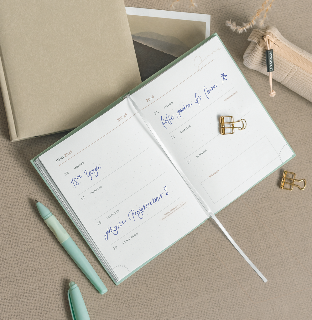 Taschenkalender YoungLineA6 Flower