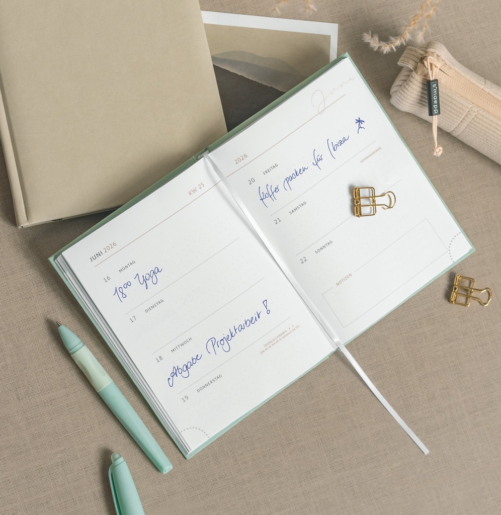 [4003273789272] Taschenkalender YoungLineA6 Flower