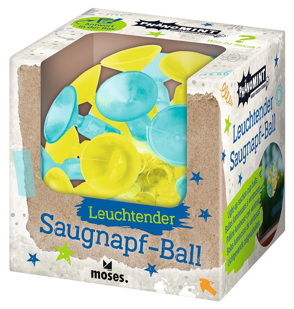 Leuchtender Saugnapf-Ball