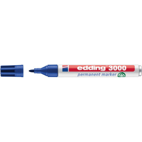 edding Permanentmarker 3000 blau 1,5-3mm