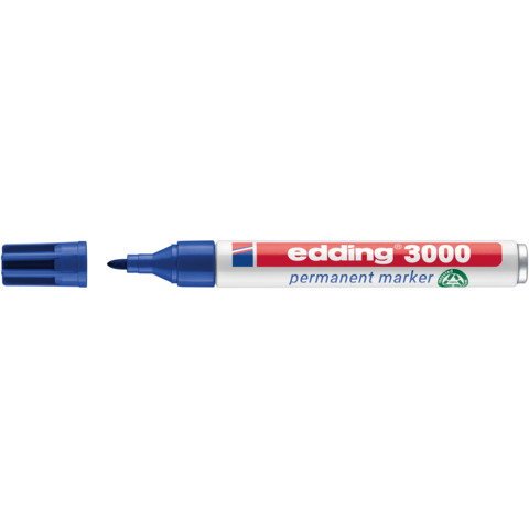 edding Permanentmarker 3000 blau 1,5-3mm