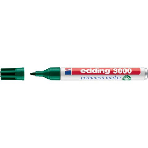 [4004764007998] edding Permanentmarker 3000 grün 1,5-3mm