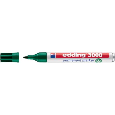 edding Permanentmarker 3000 grün 1,5-3mm