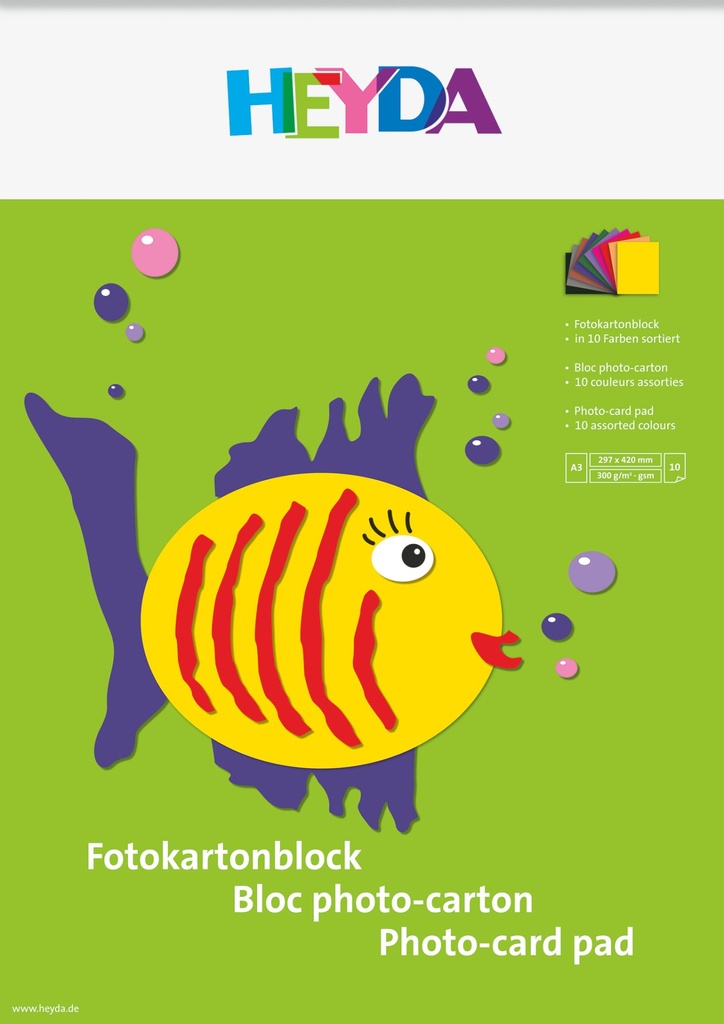 Fotokartonblock A3 300g 10Bl