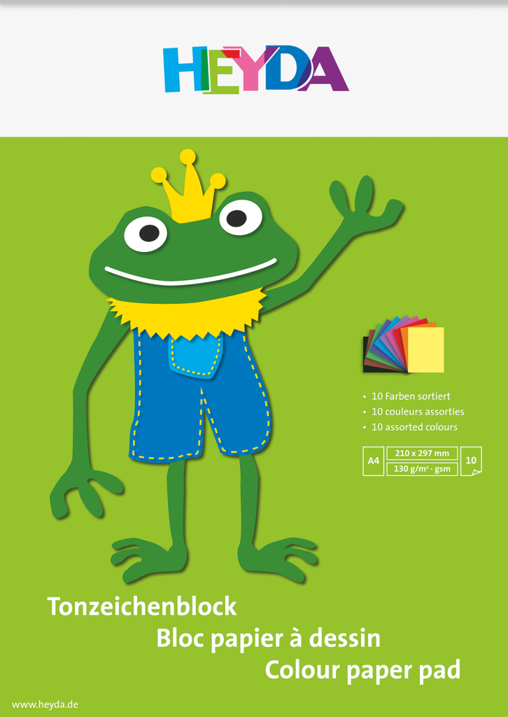 Tonpapierblock A4 130g 10Bl