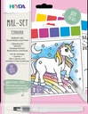 Wasserfarben Mal Set Einhorn
