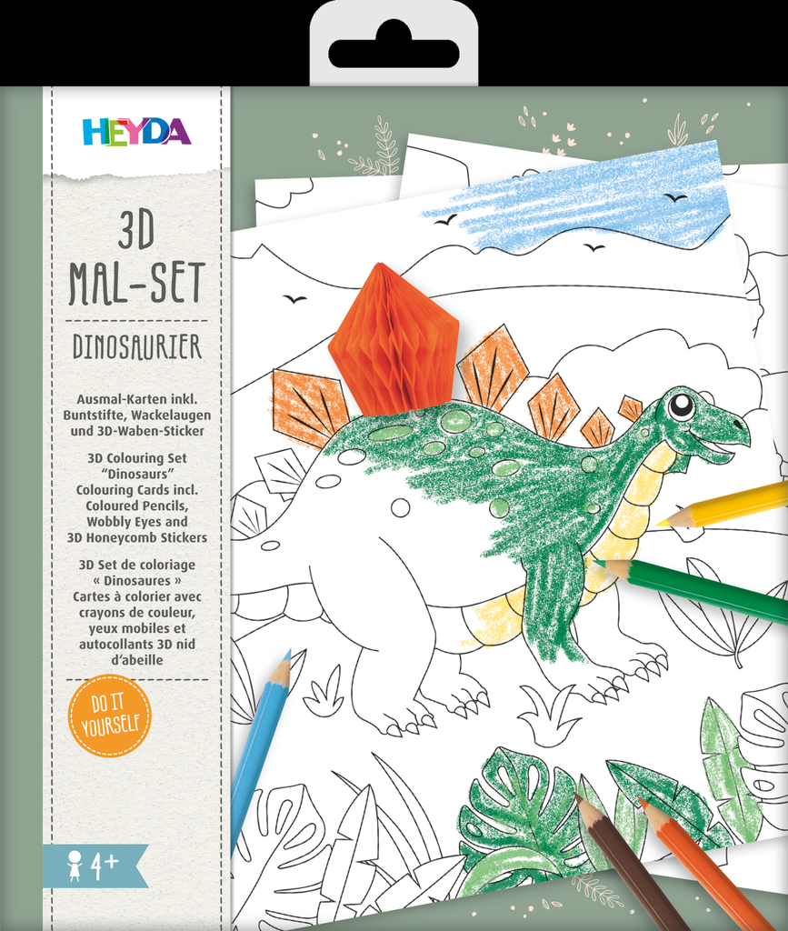 3D Mal Set Dinos