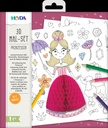 3D Mal Set Prinzessin