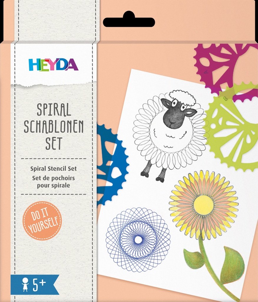 Spiralschablonen Set