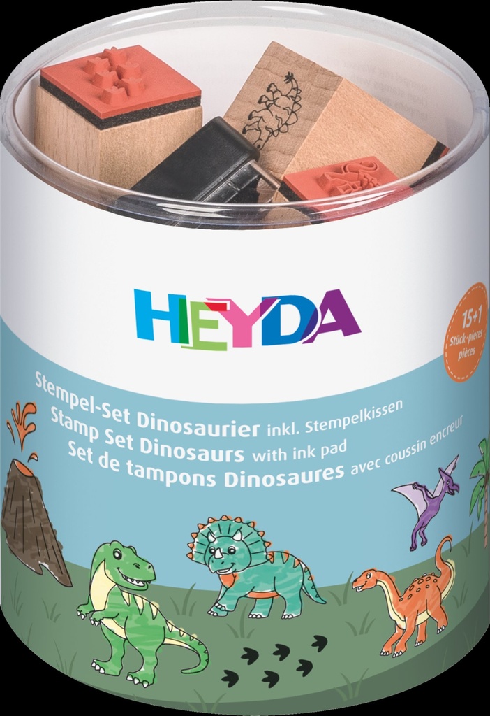 Stempel Set Dinosaurier