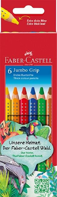 [4005401109068] Buntstift Jumbo Grip 6er-Kartonetui
