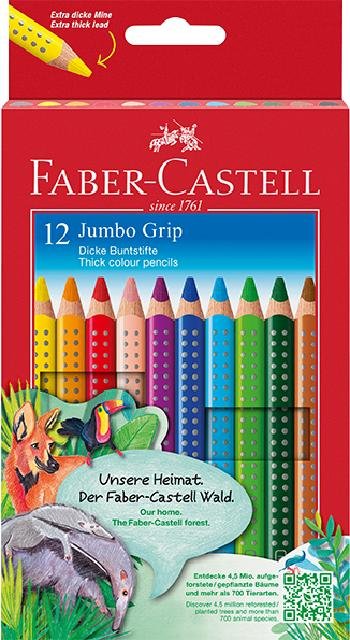 [4005401109129] Buntstift Jumbo Grip 12er-Kartonetui
