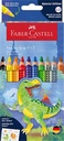 Buntstift Jumbo Grip Dino 8+2 Kartonetui