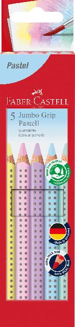 Buntstift Jumbo Grip Pastell 5er-Etui