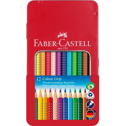 Buntstift Colour Grip 12er-Metalletui