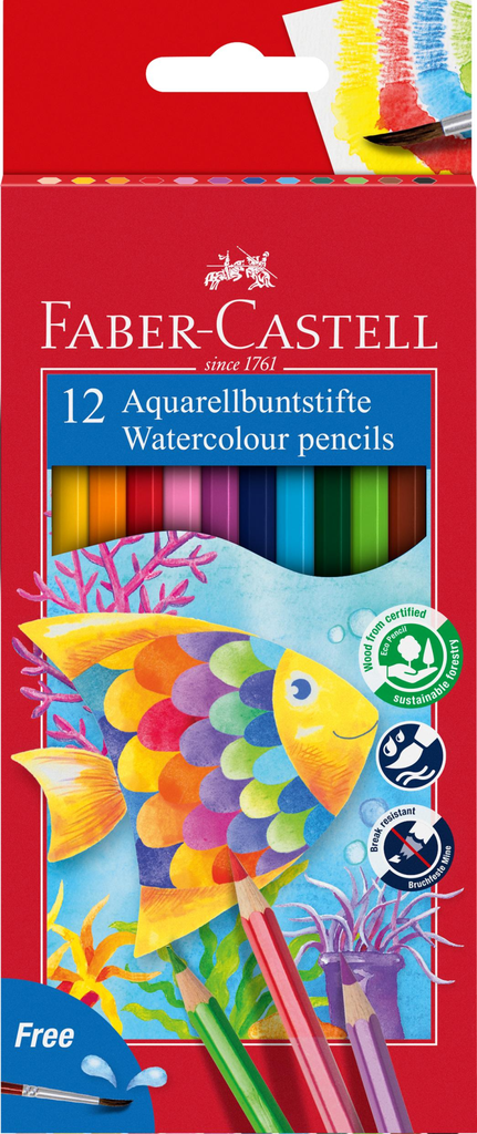 Buntstift Kinder Aquarell 12erKartonetui