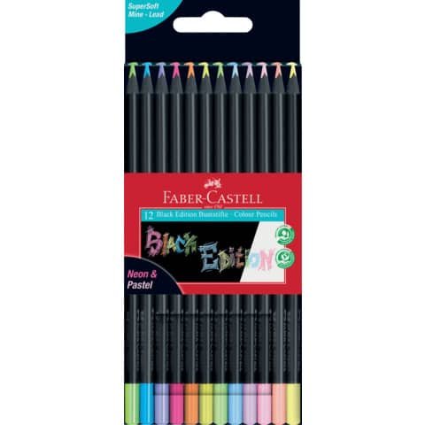 [4005401164104] Buntstifte Black Edition Neon + Pastell