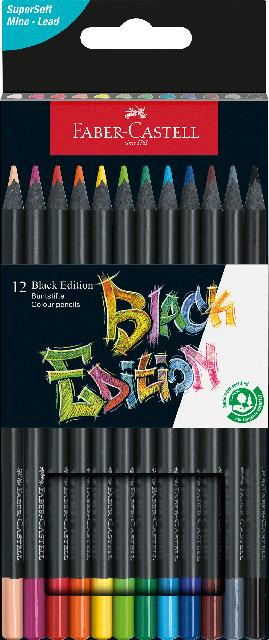 Buntstifte Black Edition 12er Kartonetui