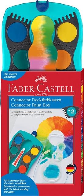 [4005401250036] Farbkasten Connector 12 Farben türkis