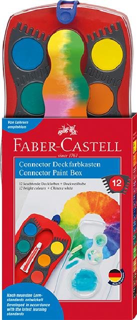 Farbkasten Connector 12 Farben rot