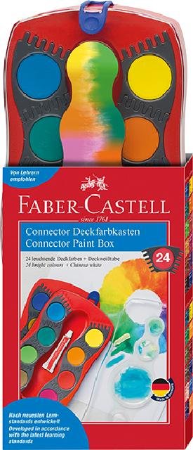 [4005401250319] Farbkasten Connector 24 Farben rot