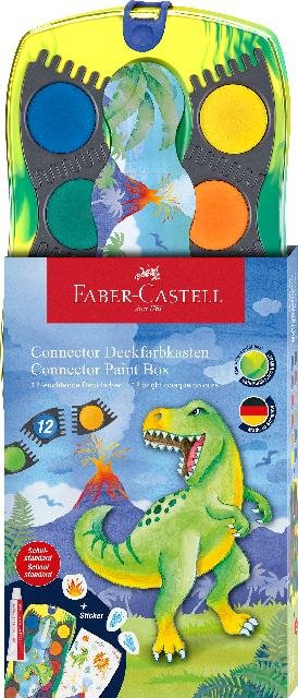 Farbkasten Connector 12 Dino Deckweiß